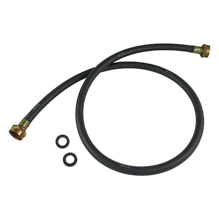 Plumb Pak Plumb Pak 3/4 in. FHT X 3/4 in. D FHT 4 ft. Rubber Washing Machine Hose PP850-8